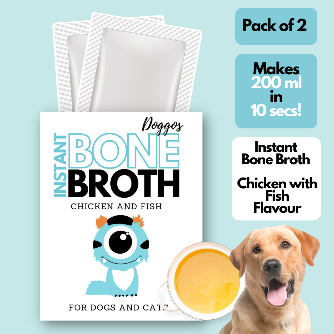 Instant Bone Broth - Chicken with Fish (Make 100ml Bone Broth with 1 sachet)