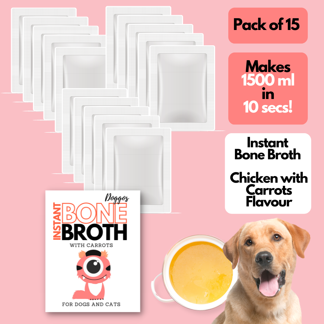 Instant Bone Broth - Chicken + Carrrots (Make 100ml Bone Broth with 1 sachet)