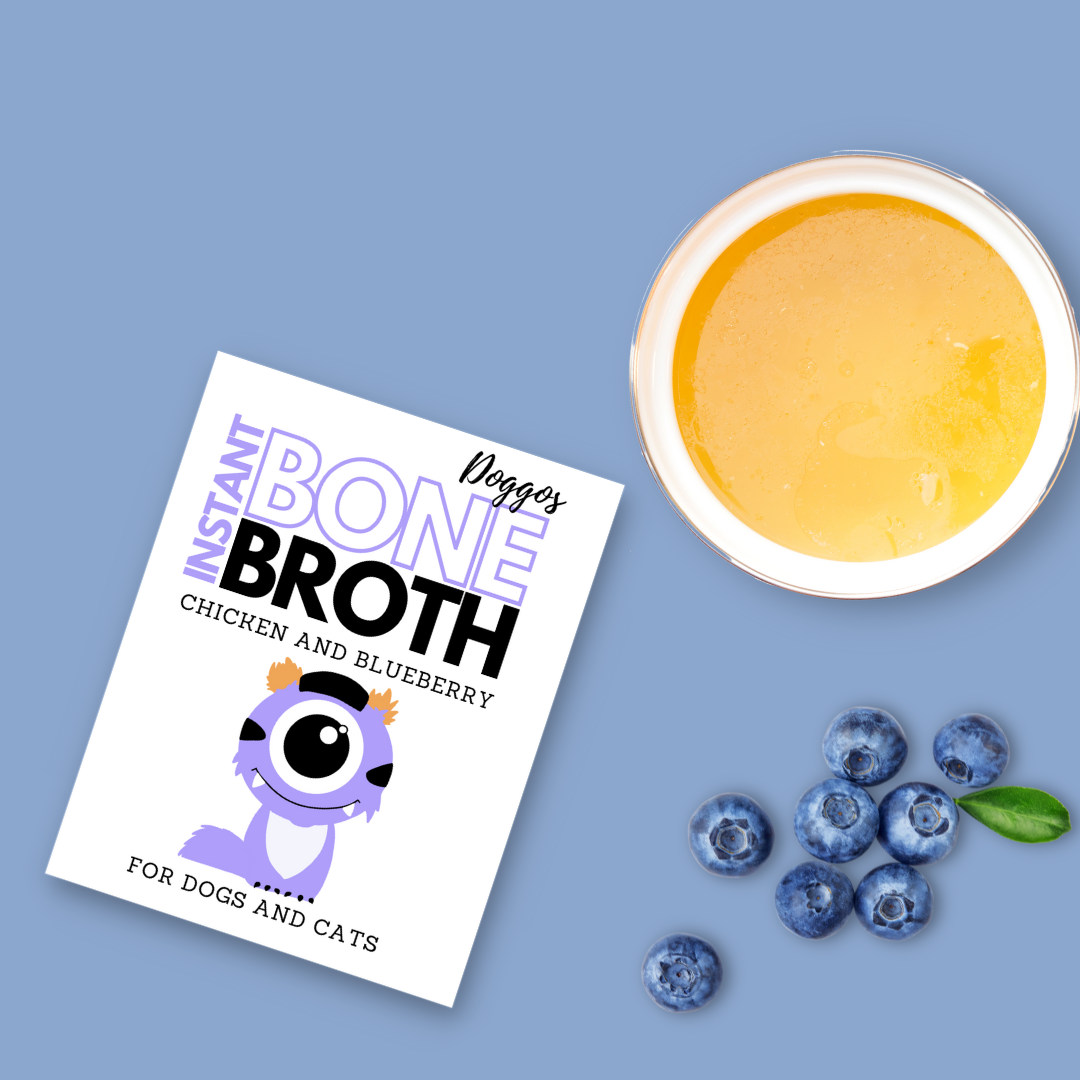 Instant Bone Broth - Chicken with Blueberries (Make 100ml Bone Broth with 1 sachet)