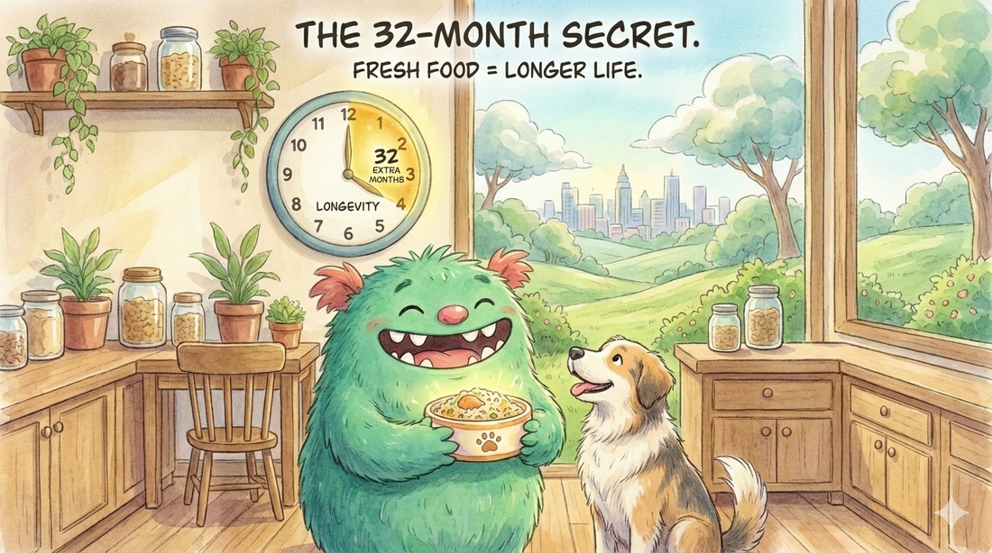 The 32-Month Secret: How Fresh Food Can Add Years to Your Dog’s Life