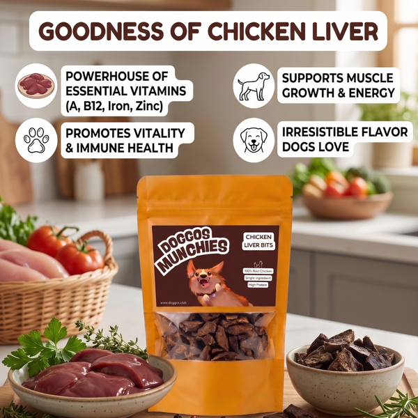 Doggos Munchies - Chicken Liver Bits (70g)