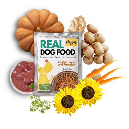 REAL Dog Food (Chicken & Rice) 150g - Ready to Eat | Trial Pack