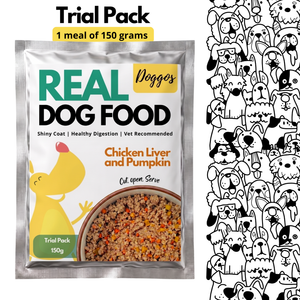 REAL Fresh Dog Food (Chicken & Pumpkin) 150g - Trial Pack