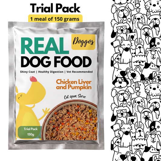 REAL Dog Food (Chicken & Rice) 150g - Ready to Eat | Trial Pack