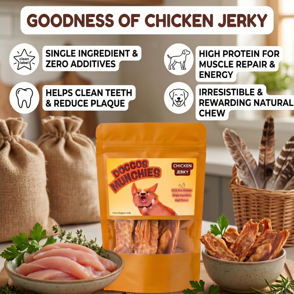 Doggos Munchies - Chicken Jerky (70g)