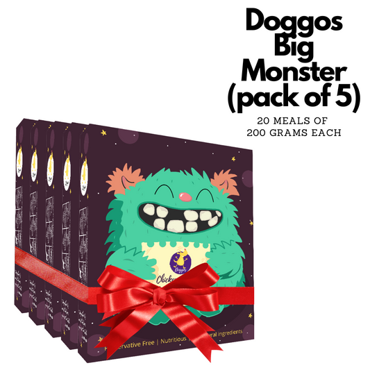 Doggos Big Monster - Fresh Dog Food (5 Boxes of 800g each)