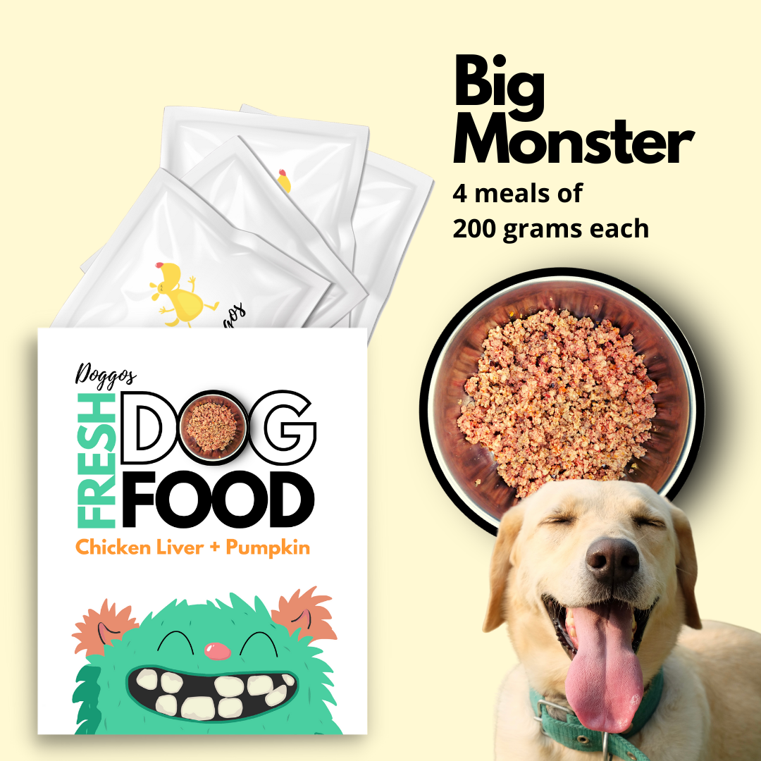 Doggos Big Monster (800 gms) - Fresh Dog Food