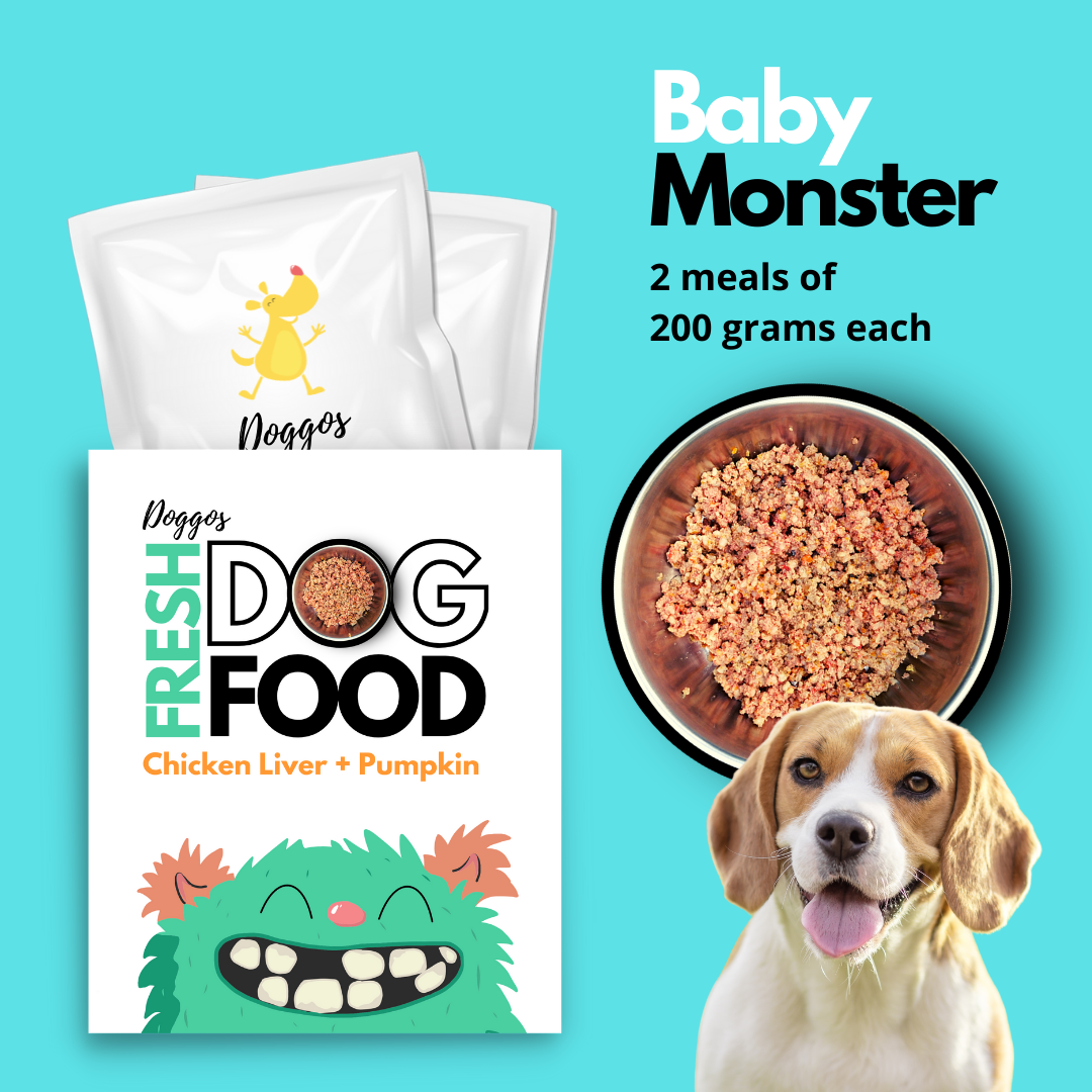 Doggos Baby Monster (400 gms) - Fresh Dog food
