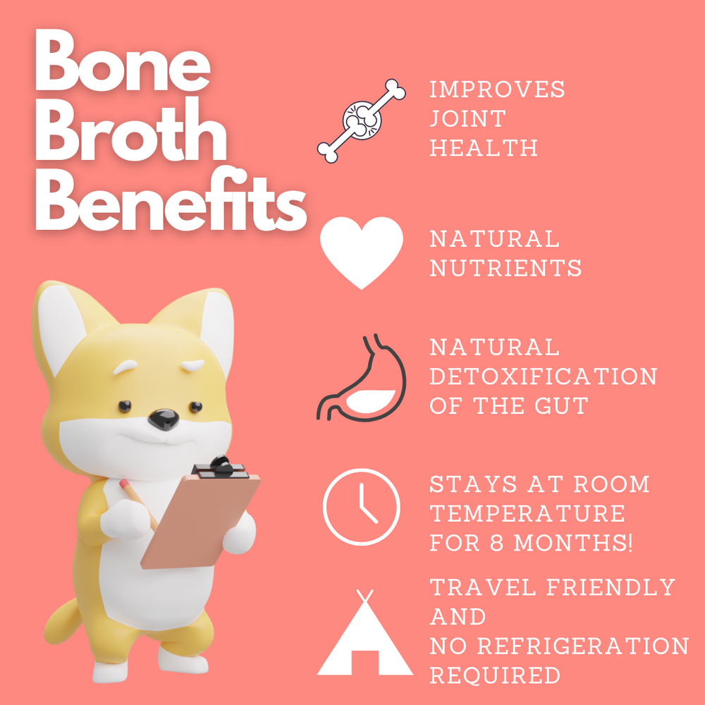 Instant Bone Broth (Chicken + Carrot) - Vision Booster | 3.5g / 100ml Travel Friendly Sachet