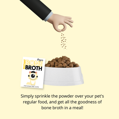 Doggos Trial pack (150g of fresh dog & 4 flavours of Instant bone broth )