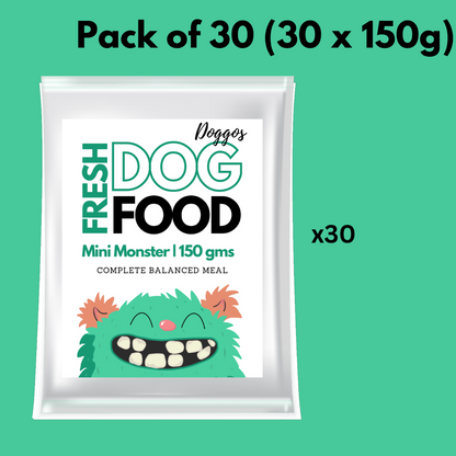 Doggos Mini Monster (150 gms) - Fresh Dog Food