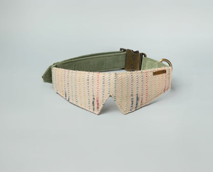 IndieGood Handloom Cotton Premium Dog Collar - Woven