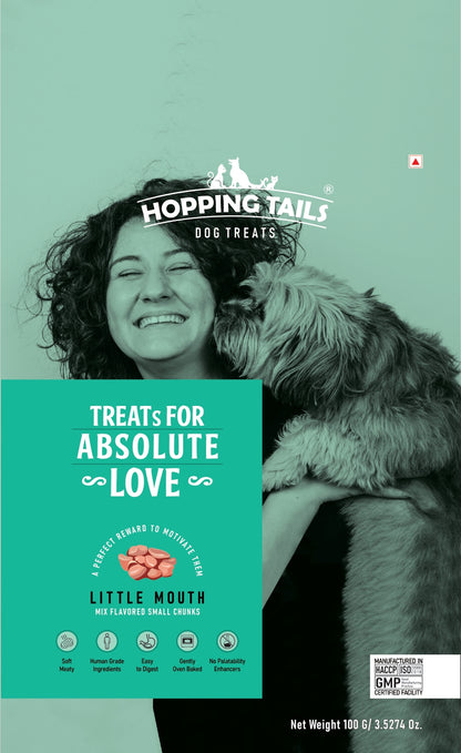 HOPPING TAILS PREMIUM DOG TREATS - LITTLE MOUTH